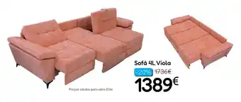 Hiper Centro do Móvel Sofá 4L Viola promoção