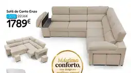 Hiper Centro do Móvel Sofá de Canto Enzo promoção