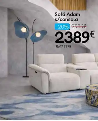 Hiper Centro do Móvel Sofá Adam s/consola promoção