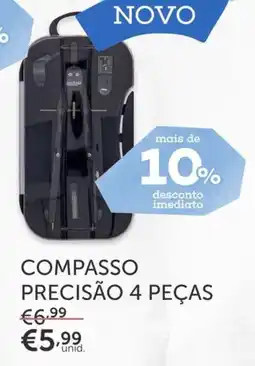 Note! compasso precisão 4 peças promoção