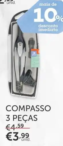 Note! compasso 3 peças promoção