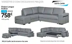 Hiper Centro do Móvel Chaise Longue Andrea promoção