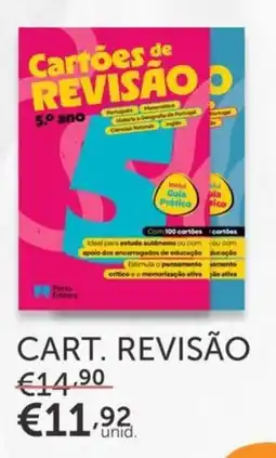 Note! Cartões de revisão 5.º ano promoção