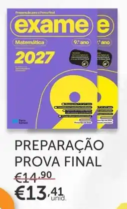 Note! exame e matemática 9º ano promoção