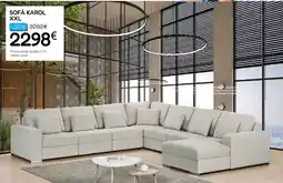 Hiper Centro do Móvel Sofá karol xxl promoção