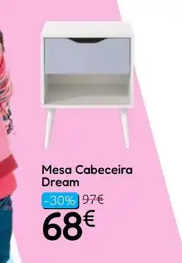 Hiper Centro do Móvel Mesa Cabeceira Dream promoção