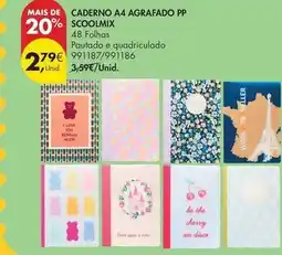 Pingo Doce Caderno a4 agrafado pp promoção