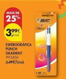 Pingo Doce Bic - esferográfica punch promoção
