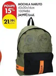 Pingo Doce A+ - mochila naruto promoção