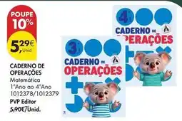 Pingo Doce Caderno de operaçoes promoção
