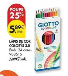Pingo Doce Giotto - lápis de cor colorys 3.0 promoção