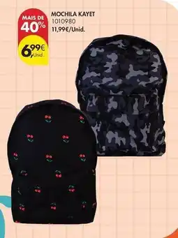 Pingo Doce Mochila kayet promoção
