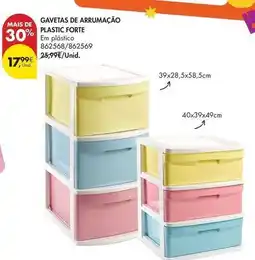 Pingo Doce Gavetas de arrumacao promoção