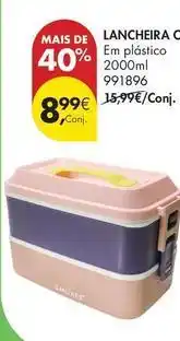 Pingo Doce Smukee - lancheira con em plástico 2000ml promoção
