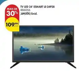 Pingo Doce Esmart - tv led 24' le-24p28 promoção