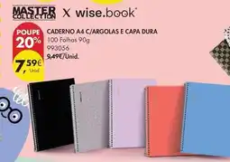Pingo Doce Master - caderno a4 c/argolas e capa dura promoção