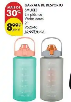 Pingo Doce Smukee - garrafa de desporto promoção