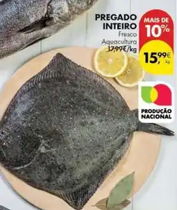 Pingo Doce Aquacultura - pregado inteiro promoção