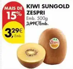 Pingo Doce Zespri - kiwi sungold promoção
