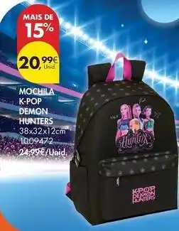Pingo Doce Mochila k-pop promoção