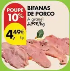 Pingo Doce A+ - bifanas de porco promoção