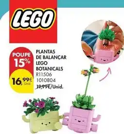 Pingo Doce Lego - plantas de balancar botanicals promoção