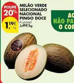 Pingo Doce Pingo doce - melão verde selecionado nacional promoção