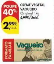 Pingo Doce Vaqueiro - creme vegetal promoção