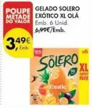 Pingo Doce Olá - gelado solero exotico xl promoção
