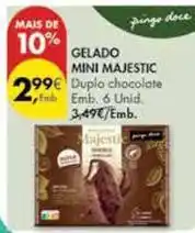 Pingo Doce Mini - gelado majestic promoção