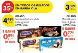 Pingo Doce Snickers - gelado promoção