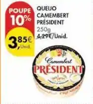 Pingo Doce Président - queijo camembert promoção