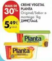 Pingo Doce Planta - creme vegetal promoção