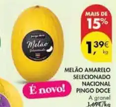Pingo Doce Pingo doce - melao amarelo selecionado nacional promoção