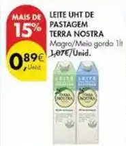 Pingo Doce Terra nostra - leite uht de pastagem promoção