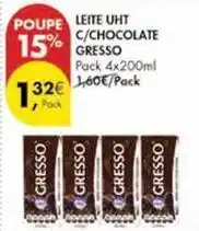 Pingo Doce Gresso - leite uht c/chocolate promoção
