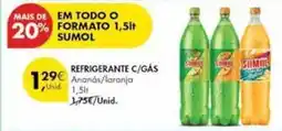 Pingo Doce Sumol - refrigerante c/gas promoção