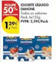 Pingo Doce Danone - iogurte liquido promoção