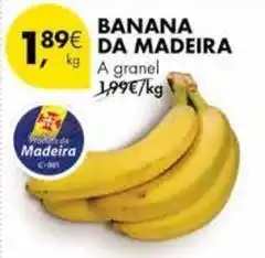 Pingo Doce A+ - banana da madeira promoção