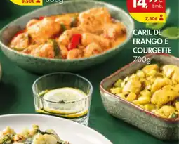 Pingo Doce Caril de frango e courgette promoção