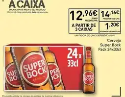 Recheio Super bock - cerveja promoção
