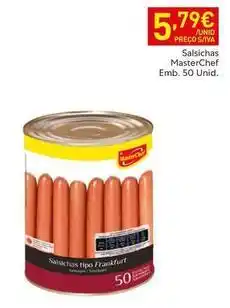 Recheio Masterchef - salsichas promoção