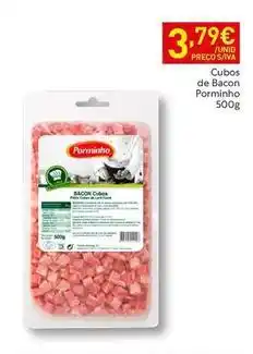 Recheio Porminho - cubos de bacon promoção