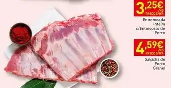 Recheio Salsicha de porco promoção