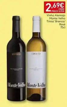 Recheio Monte velho - vinho alentejo tinto/ branco/ rosé promoção