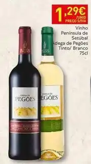 Recheio Setubal - vinho peninsula de de pegões tinto/ branco promoção