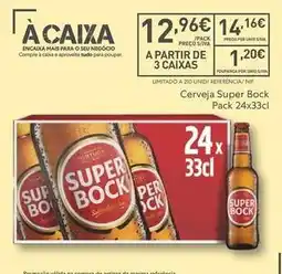 Recheio Super bock - cerveja promoção