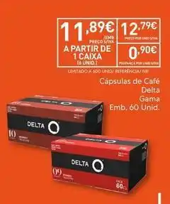 Recheio Delta q - cápsulas de café promoção