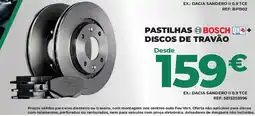 Feu Vert pastilhas bosch qh+ discos de travão promoção