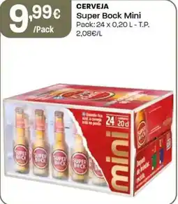 Intermarché Cerveja super bock mini promoção
